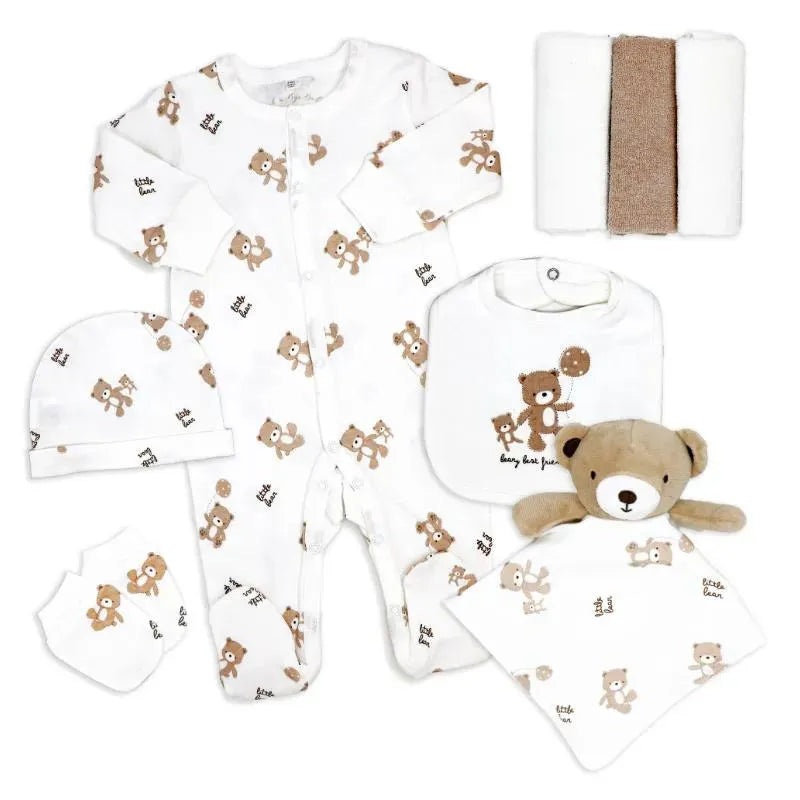 Rose Textile – 8Pk Baby Neutral Hanging Bear Gift Sets