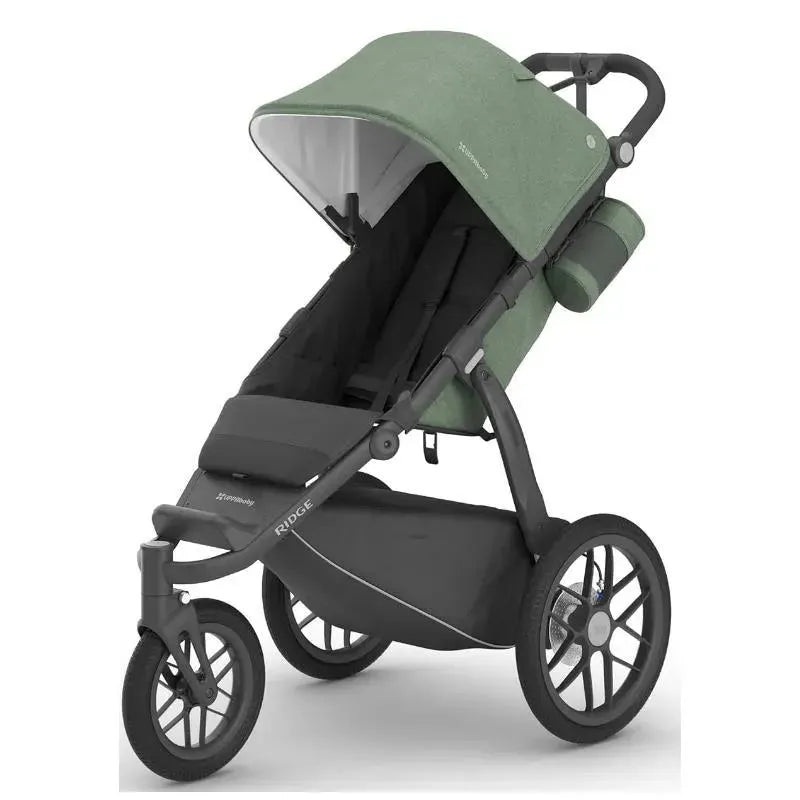 Uppababy – Ridge Jogging Stroller, Gwen (Green Mlange/Carbon Frame)