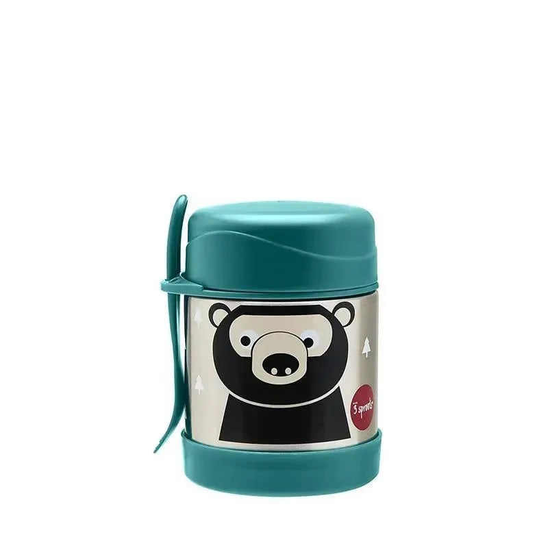 3 Sprouts – Stainless Steel Food Jar, Bear
