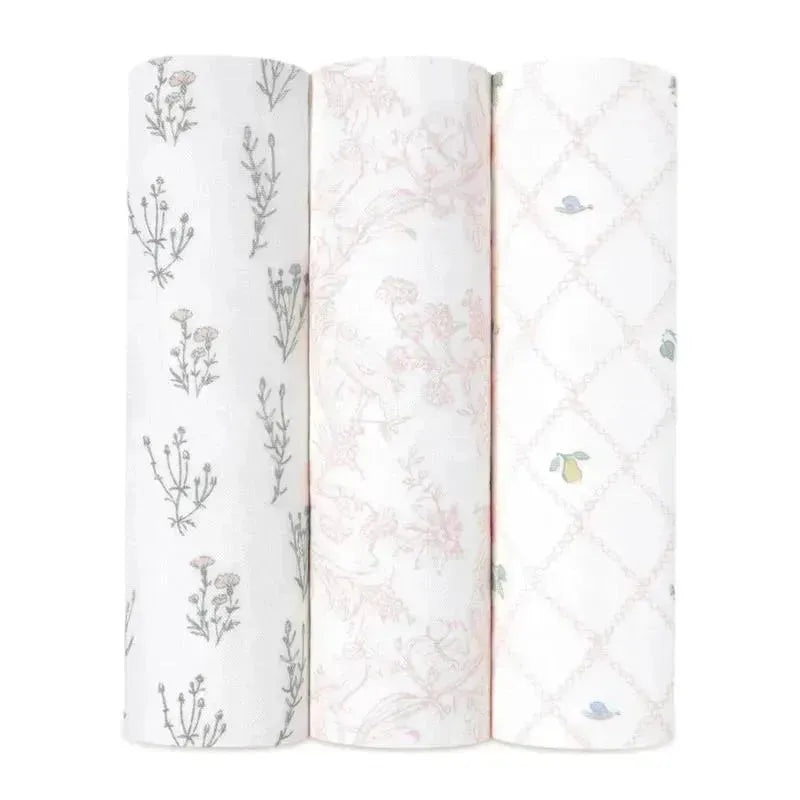 Aden + Anais – 3-Pack Swaddles – Silky Soft French, Floral