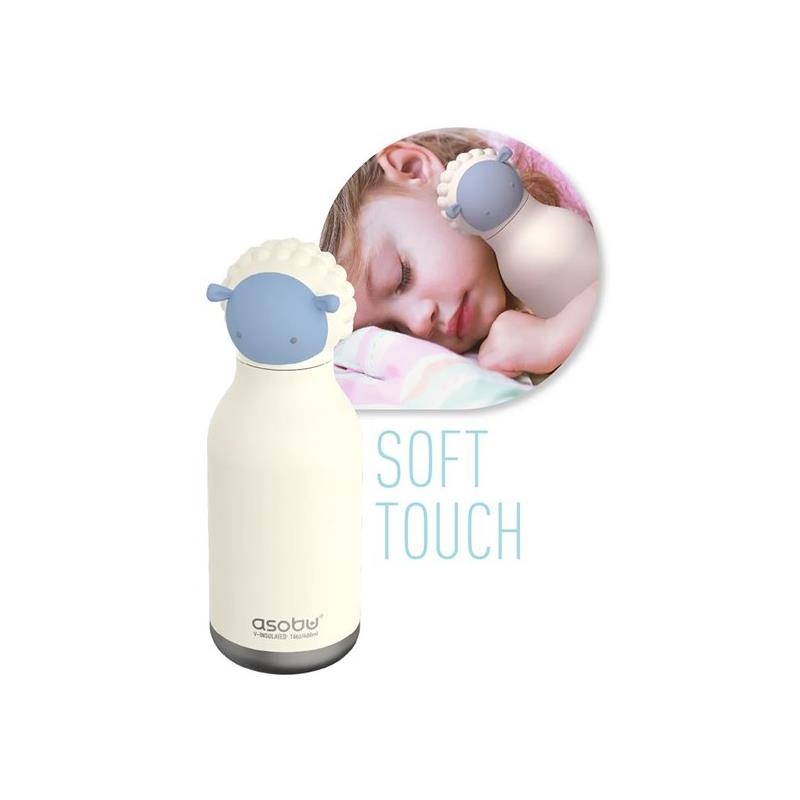 Asobu – Stainless Steel Bottle Silicone Head, Sheep