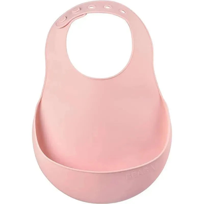 Beaba – Silicone Baby Bib, Rose