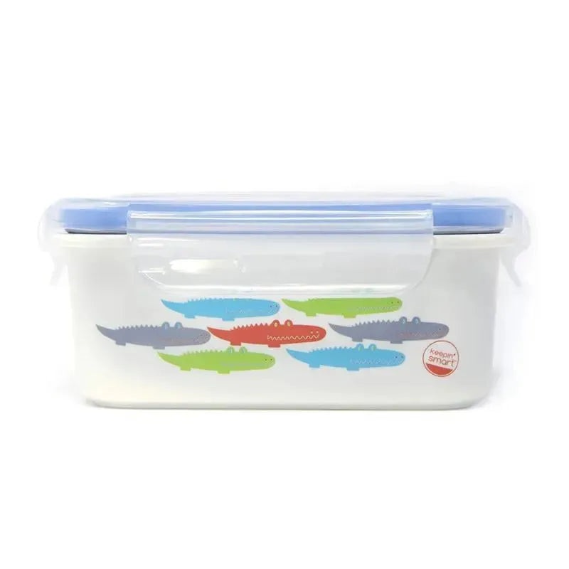 Innobaby – Keepin’ Fresh Stainless Bento Snack or Lunch Box, 16 oz, Alligator