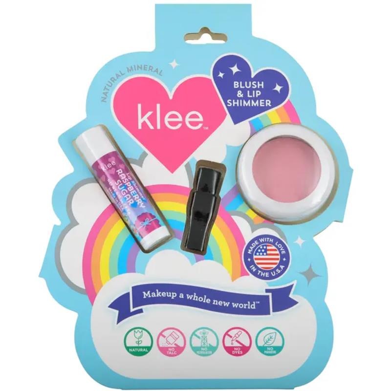 Klee Naturals – Cotton Candy Whisper Blush And Lip Shimmer Set Cotton Candy Whisper