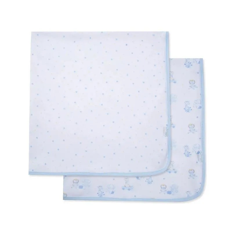 Little Me – 2Pk Snuggly Receiving Blankets