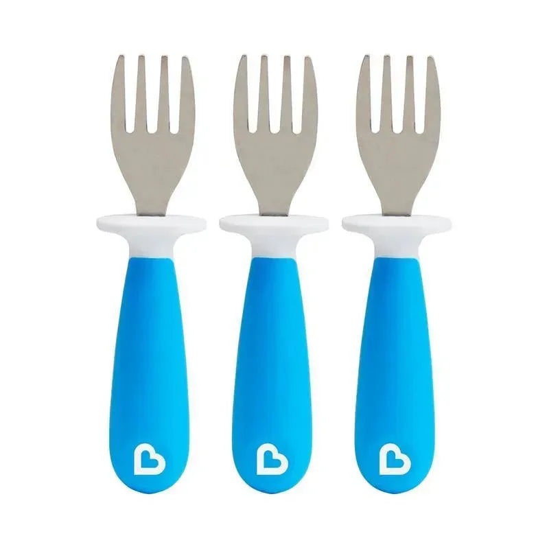 Munchkin – Raise 3Pk Toddler Forks, Blue