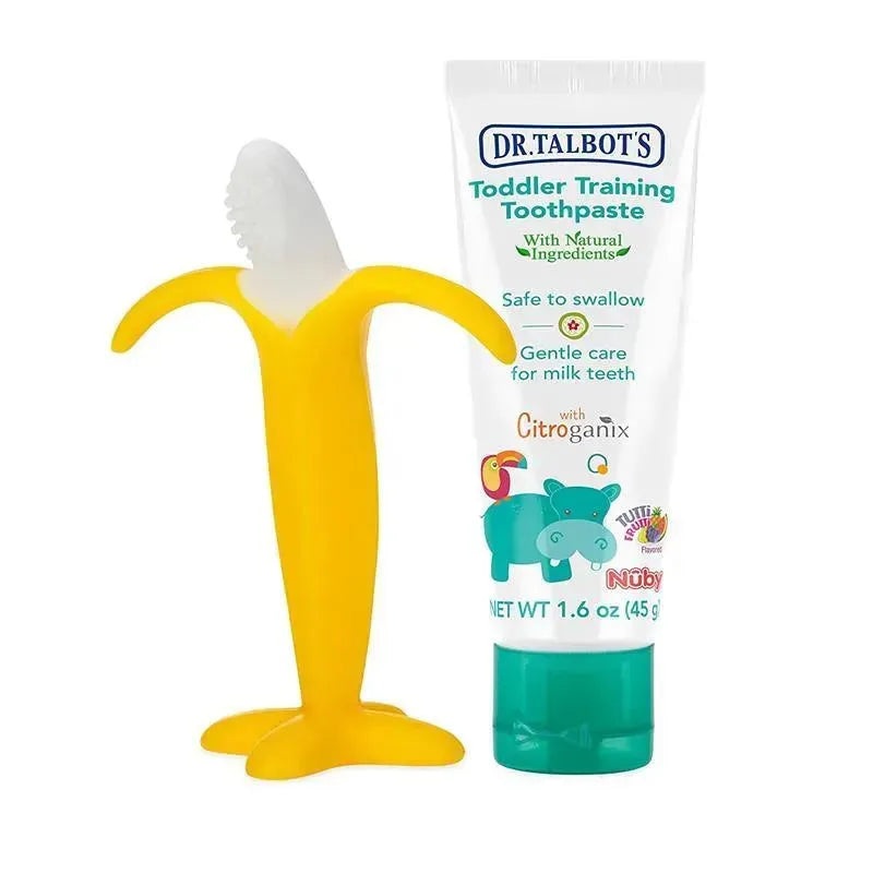 Nuby – Dr. Talbot’s Banana Brush Toddler Toothpaste Combo
