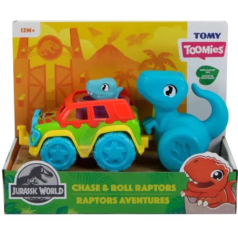 Tomy – Roll & Go Raptors Jurassic