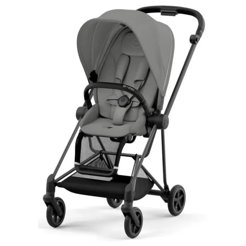 Cybex – Mios 3, Matt Black/Black Frame + Mirage Grey Seat Pack