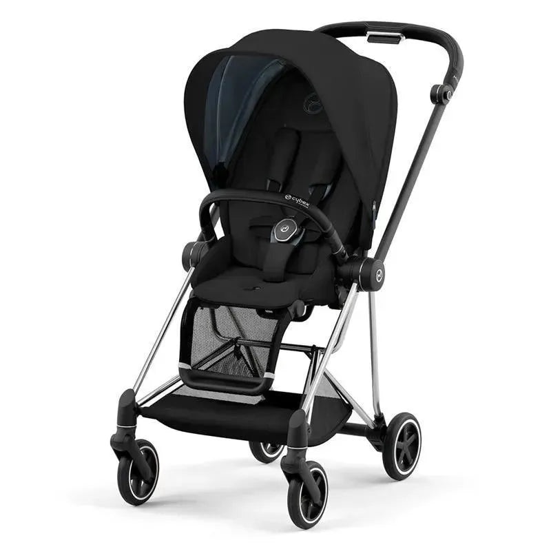 Cybex – Mios 3 Stroller, Chrome/Black + Deep Black Seat Pack