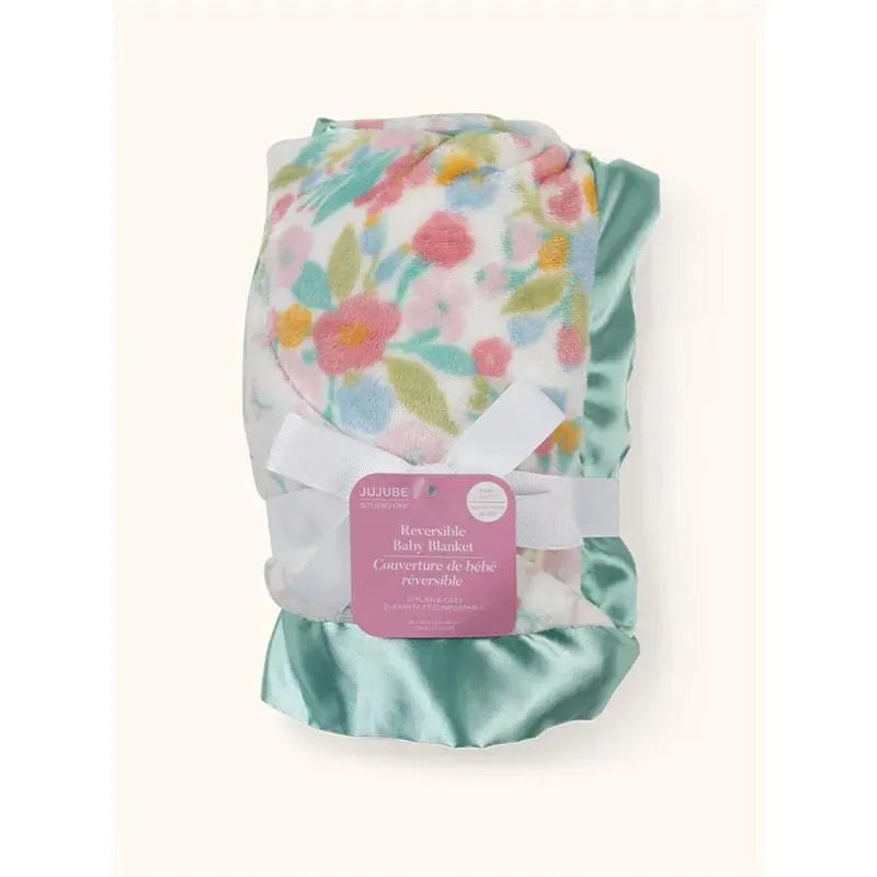Jujube – Reversible Baby Blanket, Sweet Daisy