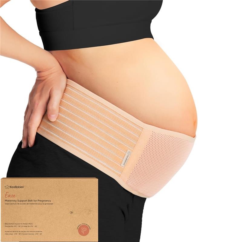 KeaBabies – Maternity Belly Bands for Pregnant Women Beige