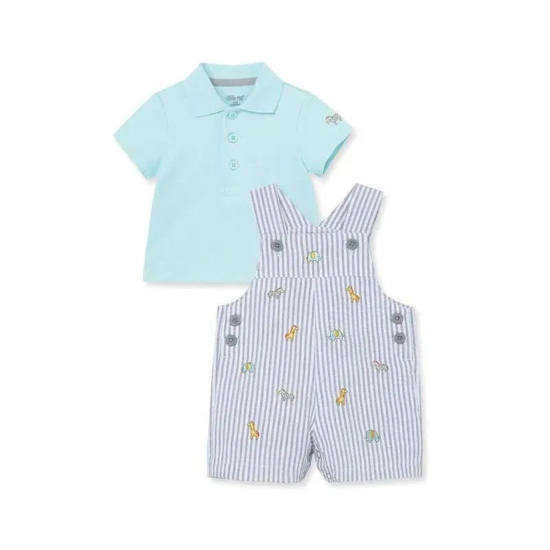 Little Me Safari Shortall Set – Grey