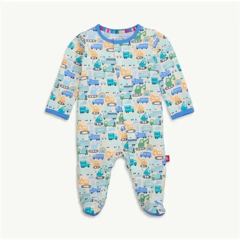 Magnificent Baby – As Truck Would Have It Bamboo Footie