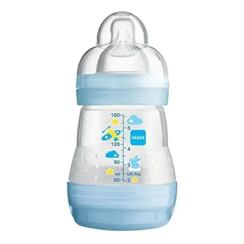 Mam – 1Pk Anti-Colic Single Bottle 5Oz (Colors May Vary)