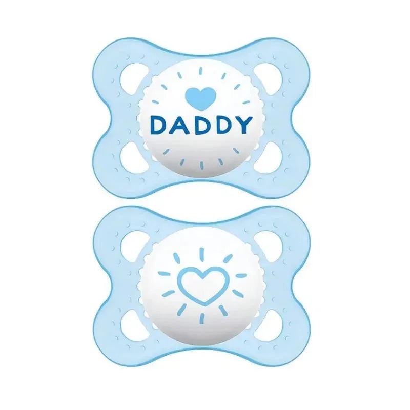 Mam Love & Affection Pacifier 2Ct – Daddy 0 – 6 M Boy
