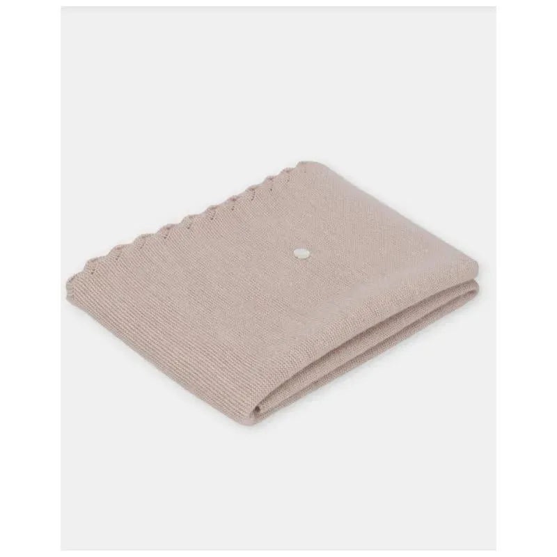 Martin Aranda – Baby Knit Blanket Peonia, Light Pink