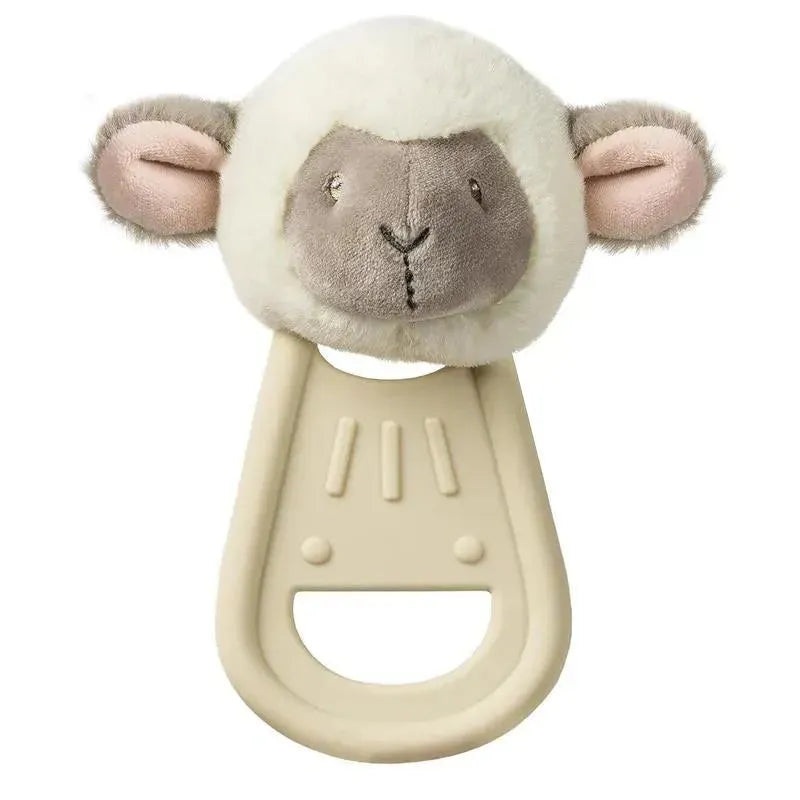 Mary Meyer – Teething Toys Simply Silicone Teether with Soft Toy, 6-Inches, Lamb