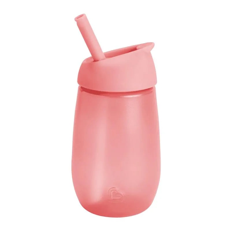 Munchkin – 10Oz Simple Clean Straw Cup – Light Pink