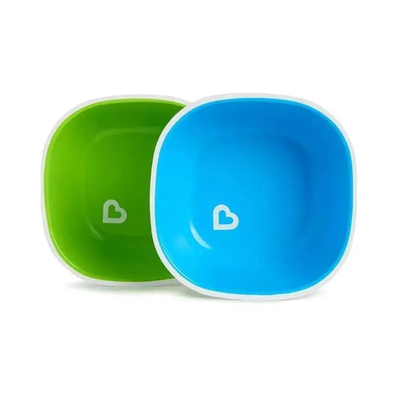 Munchkin Splash Toddler Bowls, Blue/Green