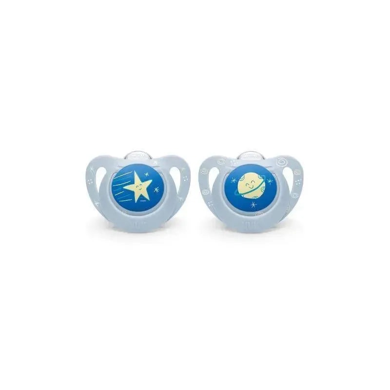 Nuk – Pacifier Genius Size 1, 2 Pk Outer Space Theme, Boy
