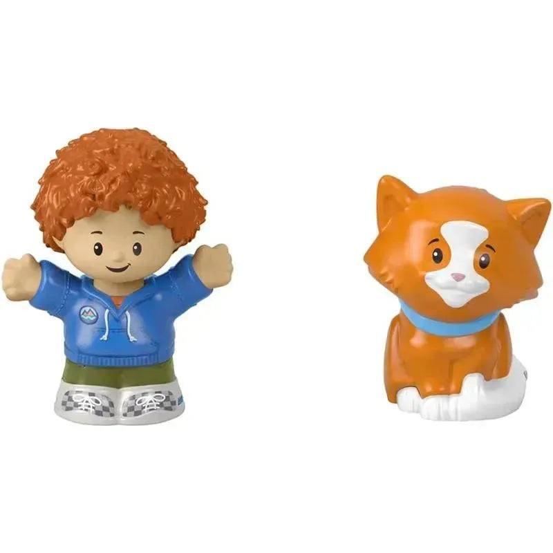 Fisher-Price – Little People, Curly Red Hair Kid And Cat