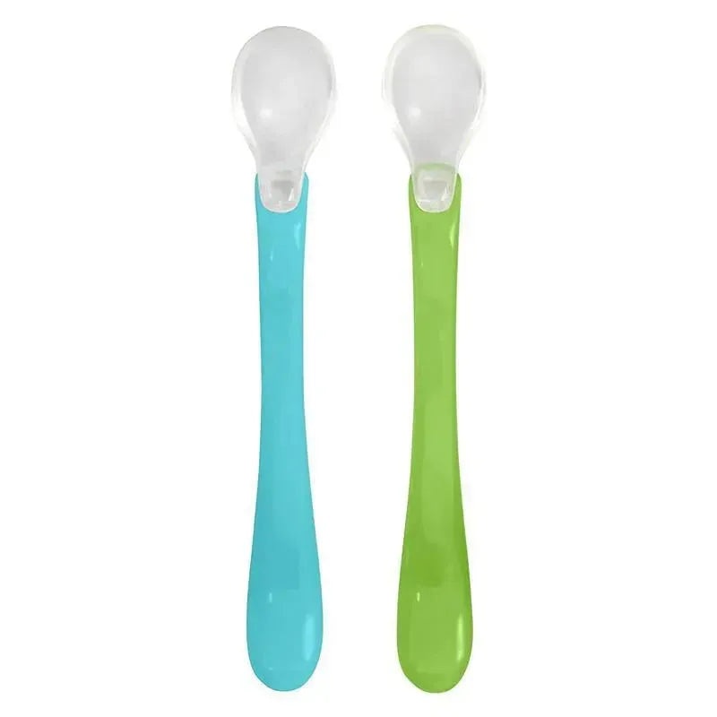 Green Sprouts Feeding Spoons, Aqua Set, 2-Piece
