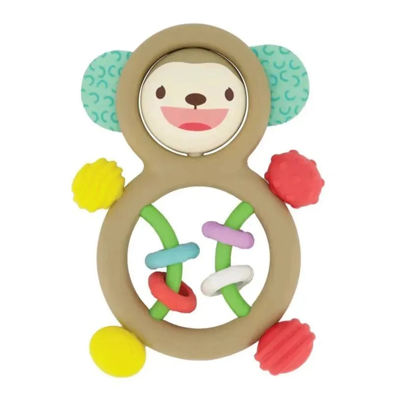 Infantino – Wee Wild Ones – Busy Lil’ Sensory Rattle, Monkey