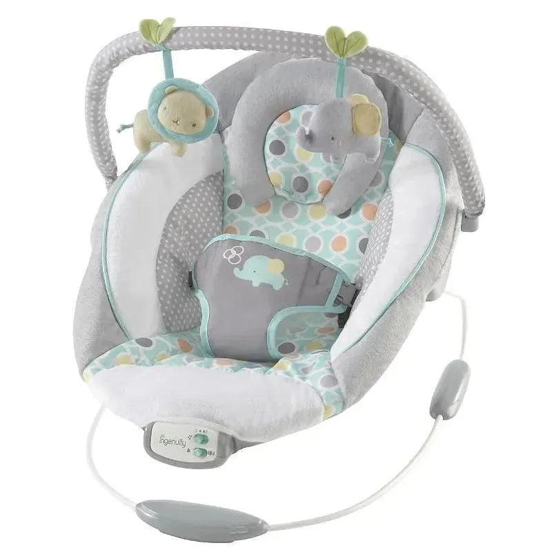 Ingenuity – Soothing Baby Bouncer Infant Seat with Vibrations, Morrison