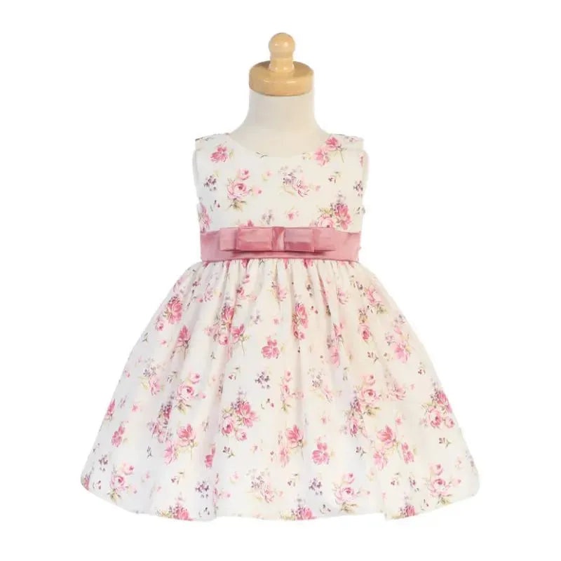 Lito – Baby Girl Cotton Floral Print Dress