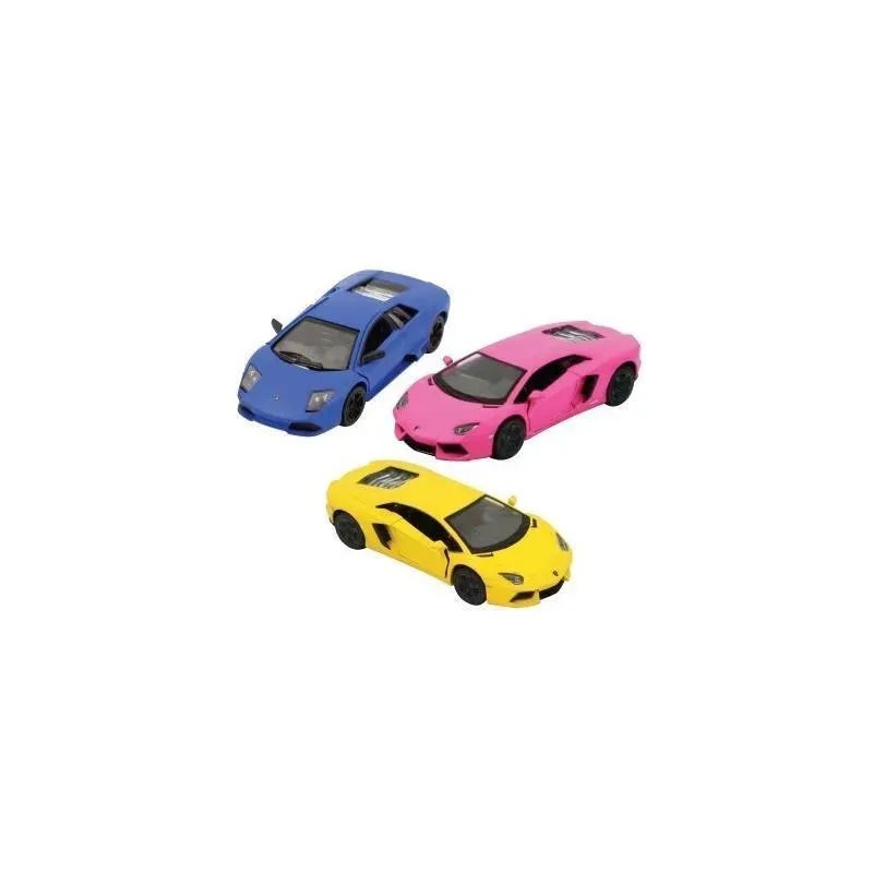 Master Toys & Novelties – 1-pack Pull & Action Lamborghini, Assorted Colors