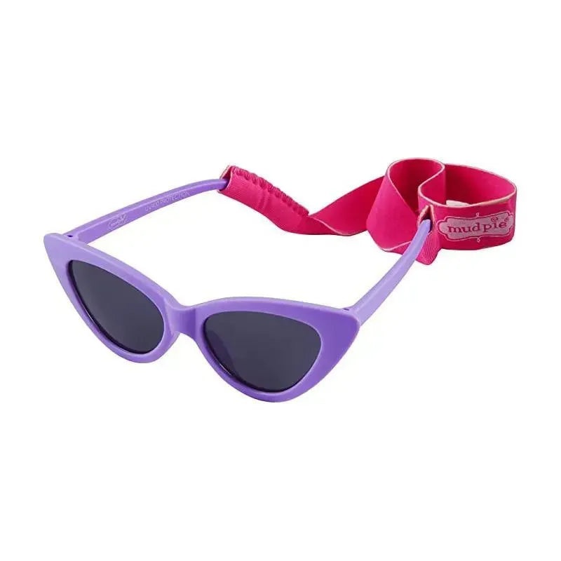 Mud Pie Baby Cat Eye Girl Sunglasses with Strap