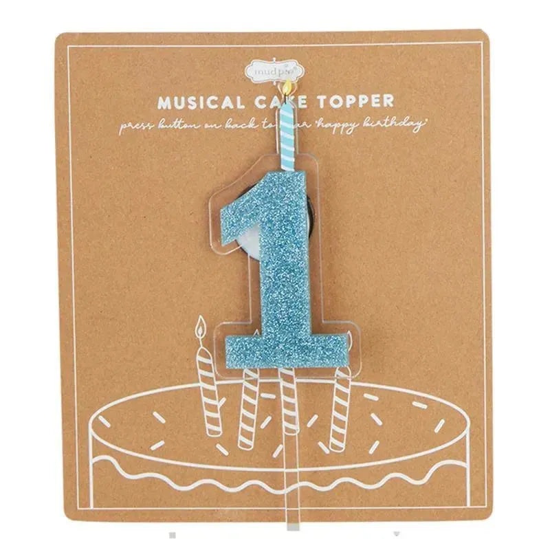 Mud Pie – Birthday Boy Cake Toppers 1 Year