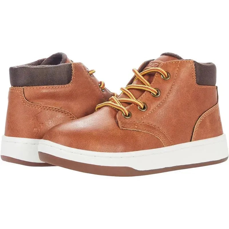 Polo Ralph Lauren Baby – Court Sneaker Boot, Tan Burnished