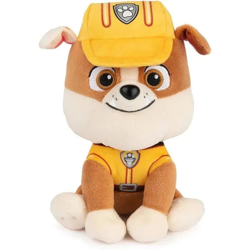 Spin Master – GUND Official PAW Patrol Rubble in Signature Construction Uniform Plush Toy, Stuffed Animal for Ages 1+ , 6