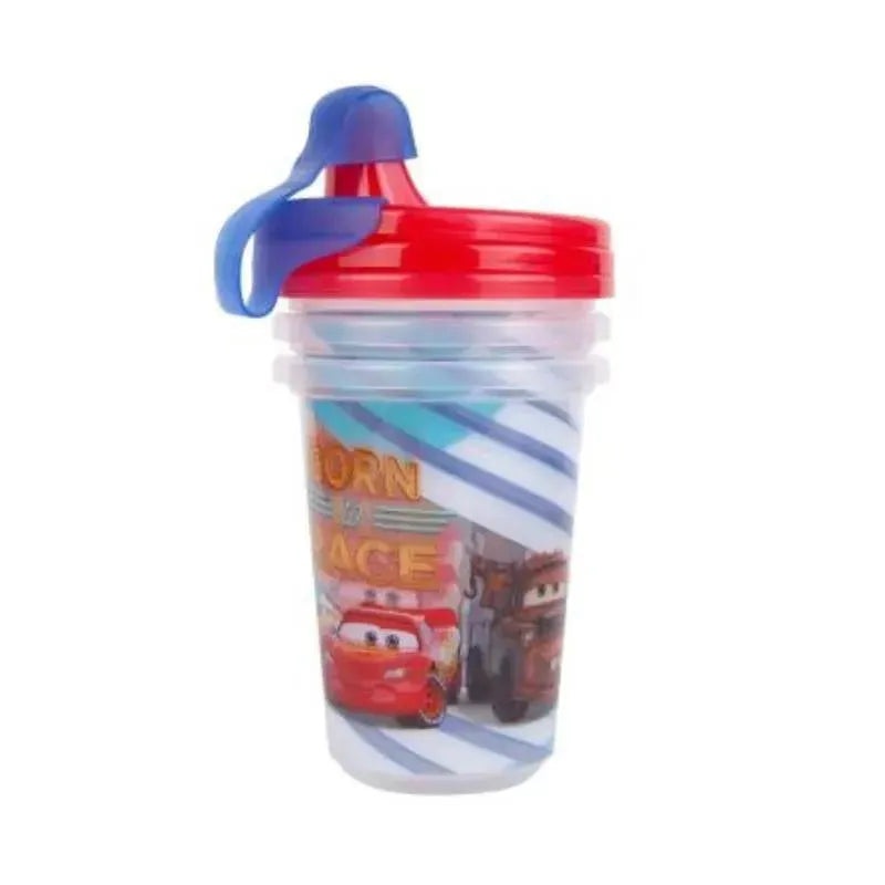 The First Years – Plastic Disney Cars Take & Toss Sippy Cup – 10 Oz, 3 Pack